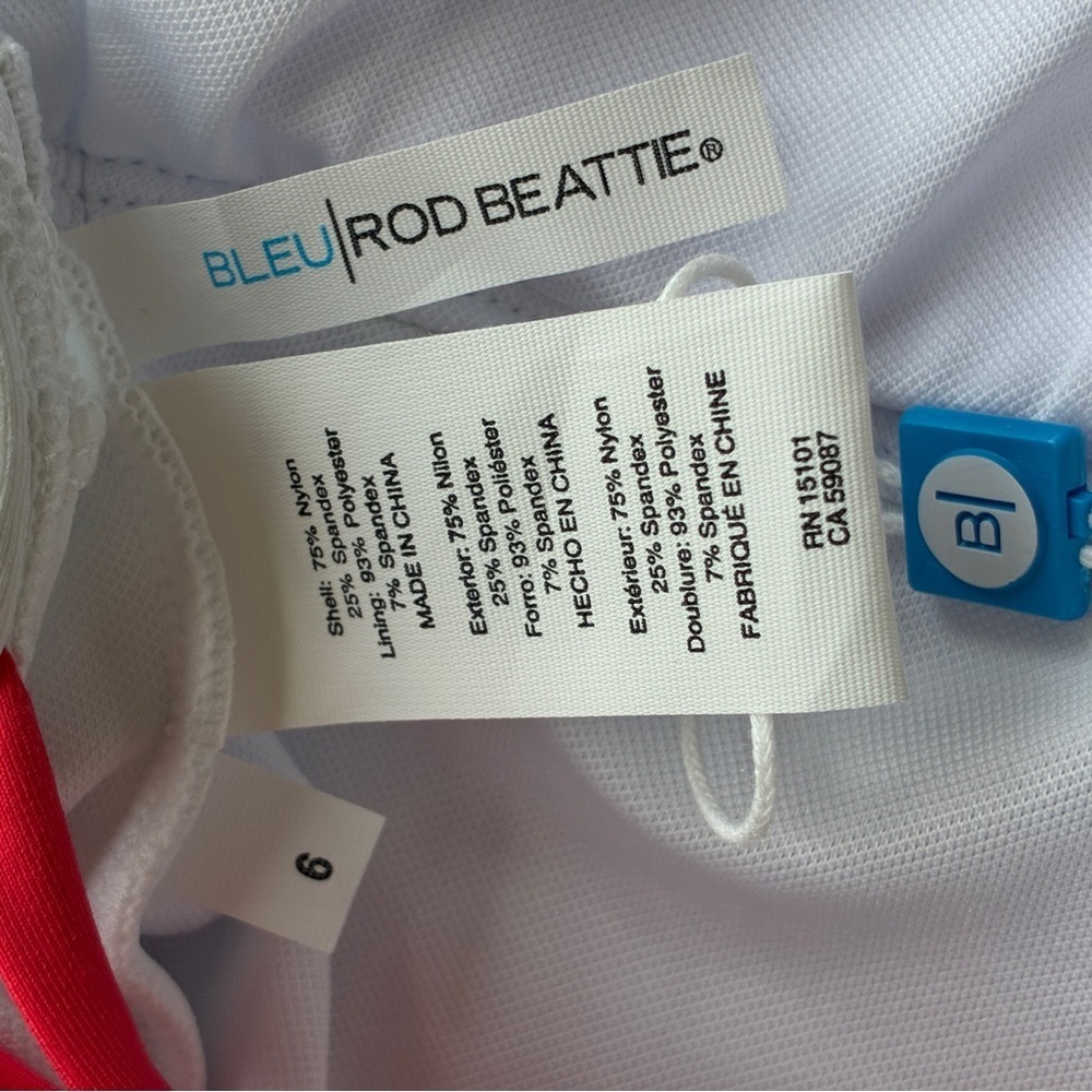 Bleu Rod Beattie Colorful Strappy One Piece Swimsuit Size 6 - Picture 7 of 9